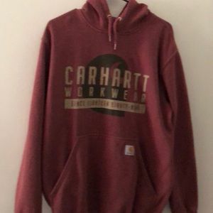 Women’s Carhart sweatshirt! Cranberry color